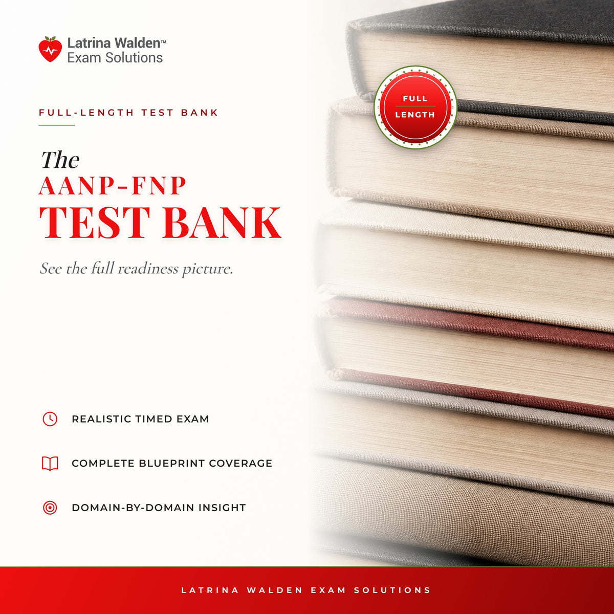 The AANP-FNP Test Bank — full-length test bank by Latrina Walden Exam Solutions