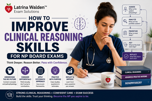 How to Improve Clinical Reasoning Skills for NP Board Exams