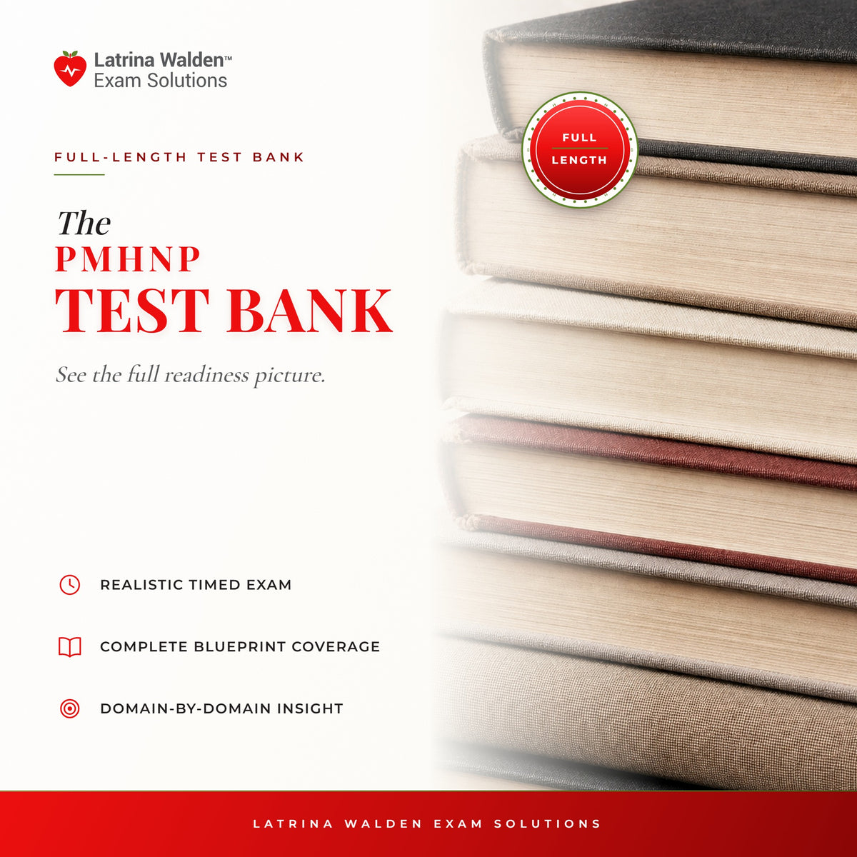 The PMHNP Test Bank — full-length test bank by Latrina Walden Exam Solutions