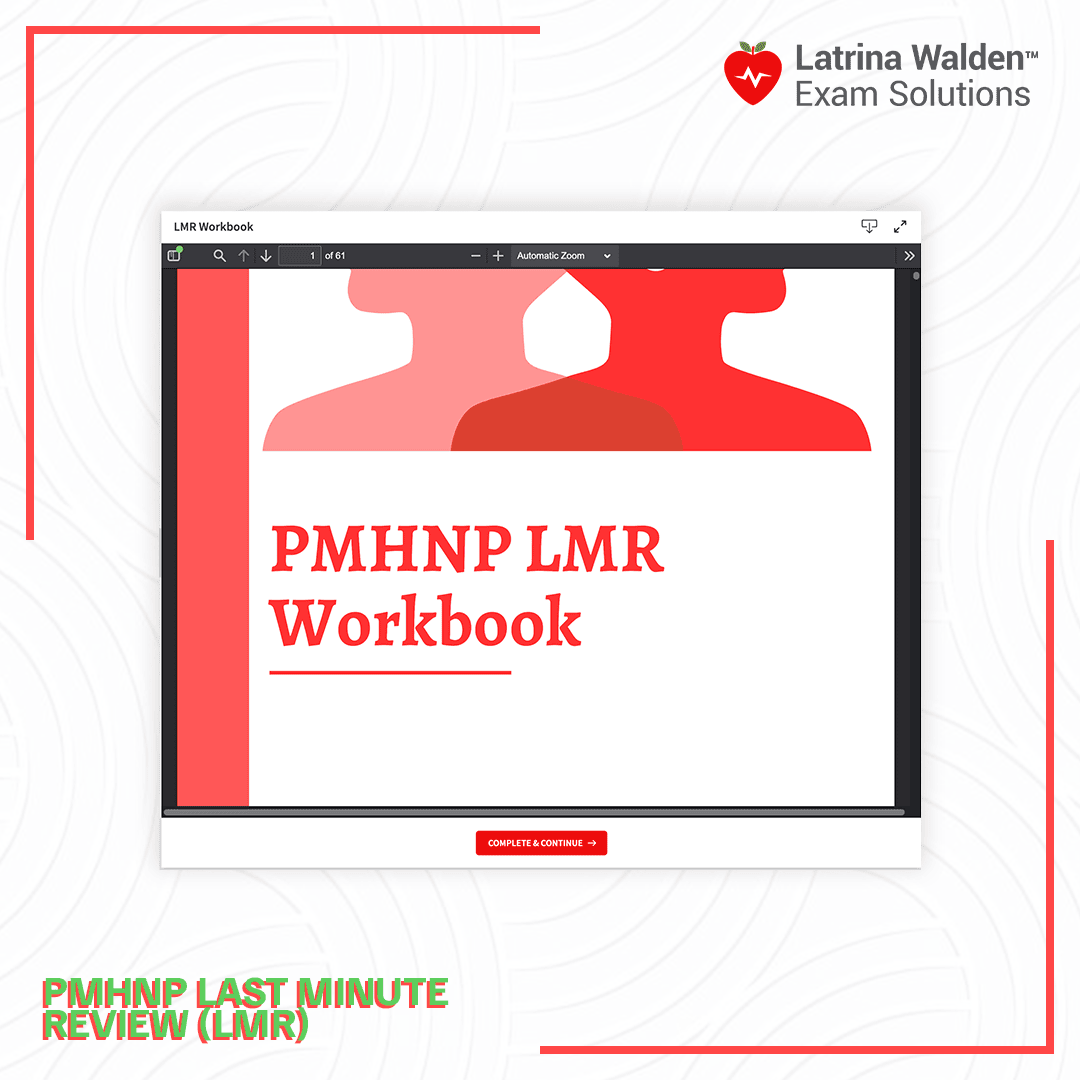 PMHNP Last Minute Review (LMR)