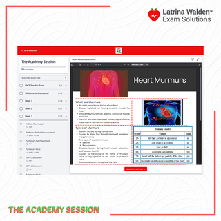 Inside The Academy course: Week 3 heart murmurs and pulmonary study documents